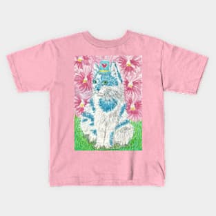 Mister blue cat Kids T-Shirt